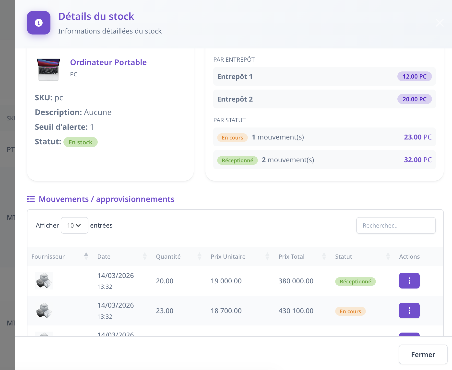 Stock & Catalogue